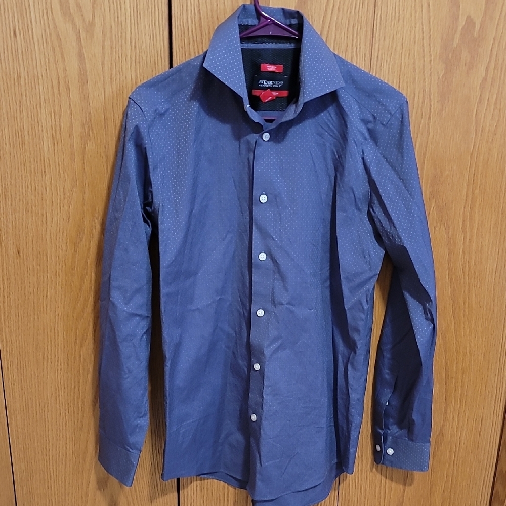 Zara Men's Blue Dress Shirt